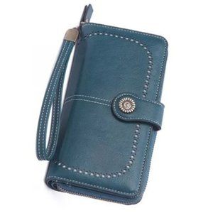 Women Ladies Leather Long Wallet Card Holder Purse Handbag Clutch RFID Handbag